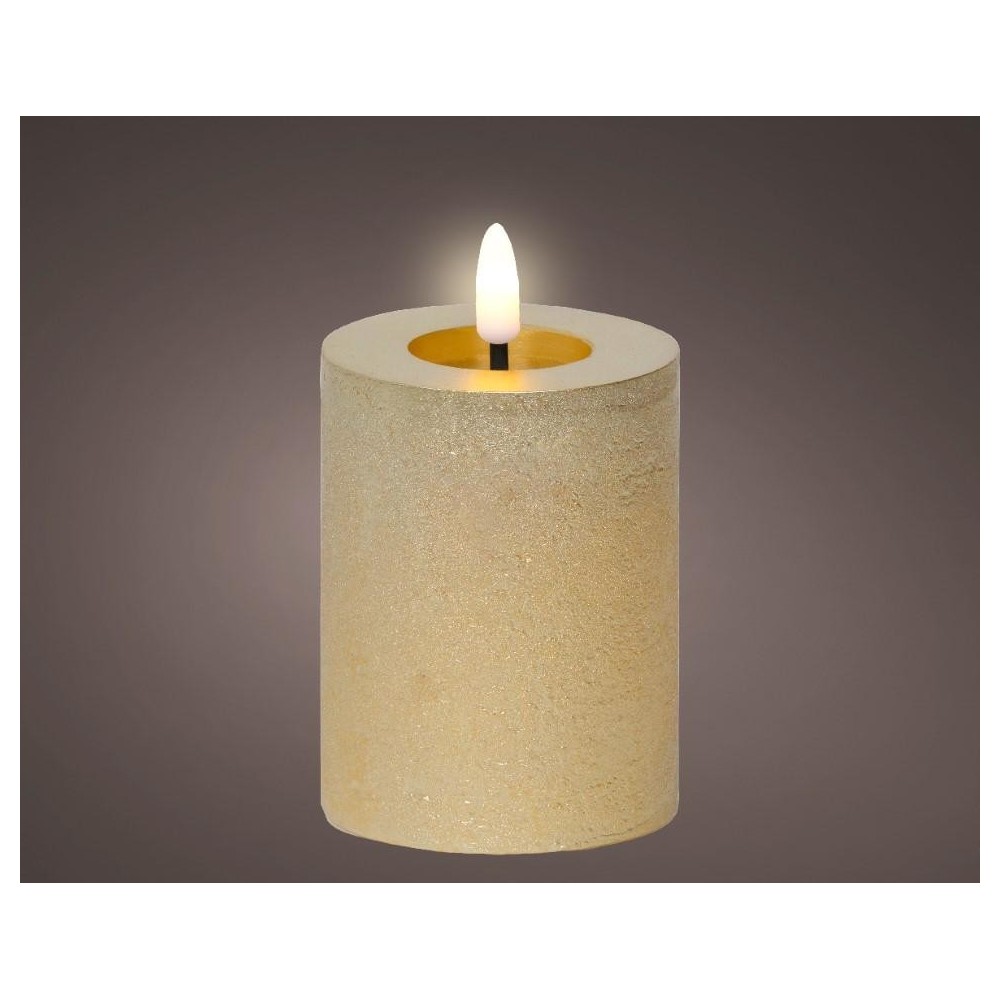 CANDELA LED ORO GLITTER HH.11.3 CM